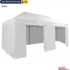Barnum pliant professionnel en aluminium 6M x 3M